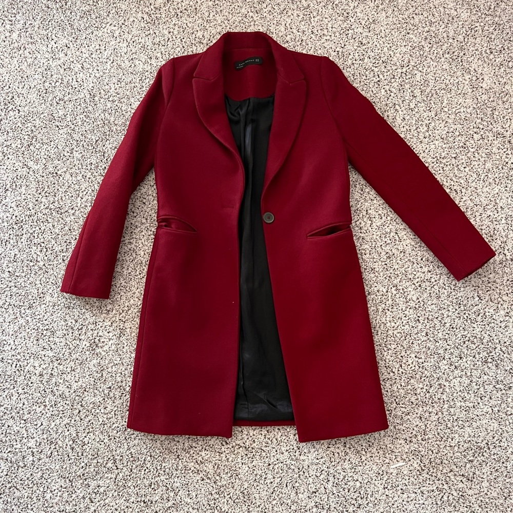 Zara Red Coat